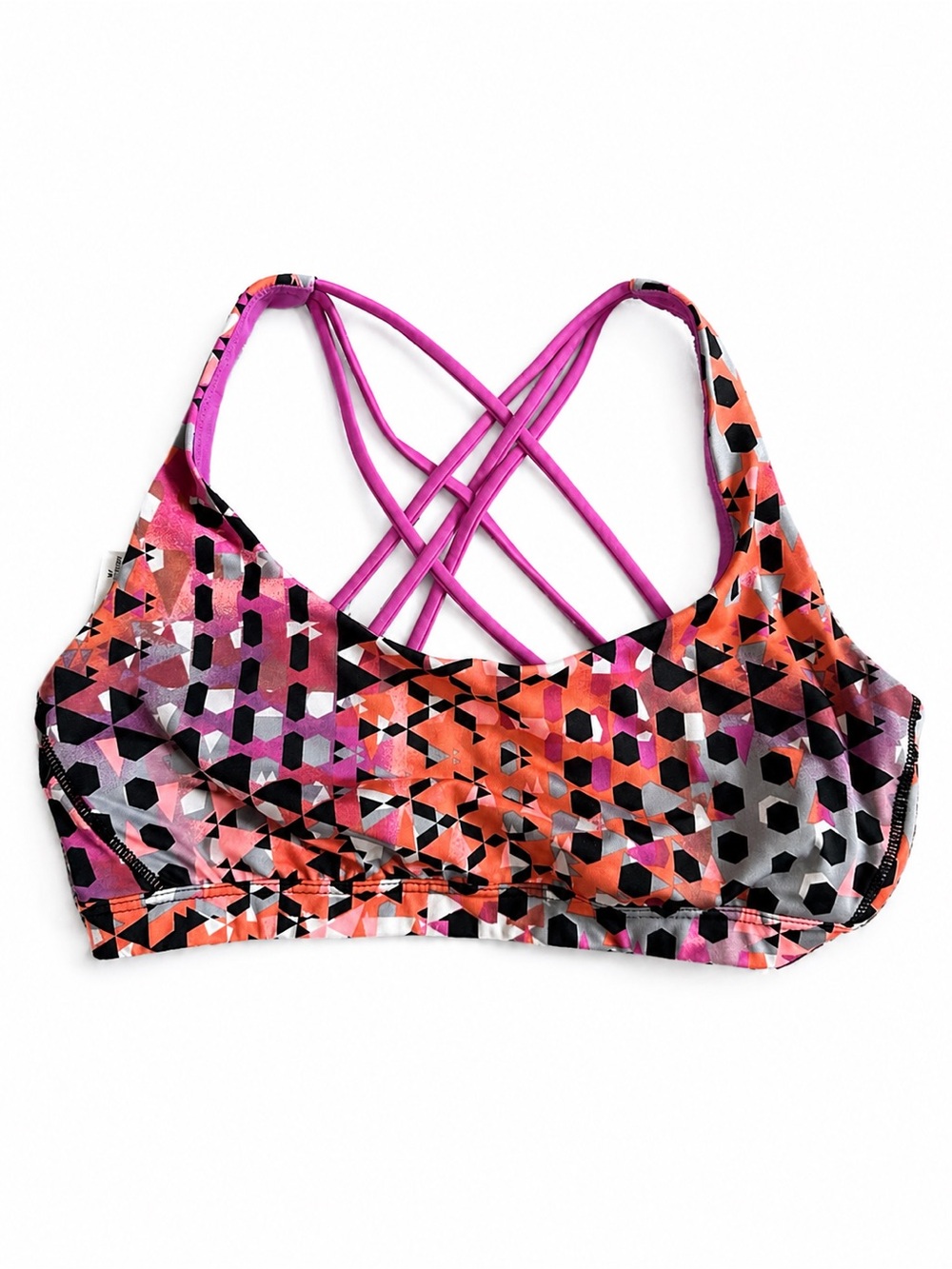 Victoria’s Secret Sport Geometric Strappy Back Sports Bra Medium